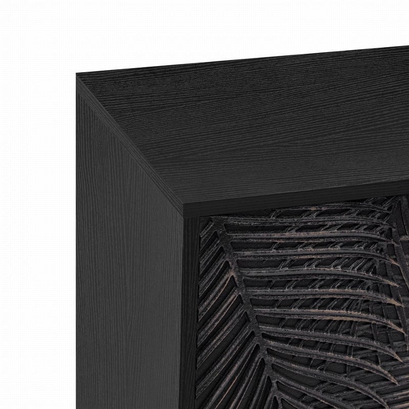 Modern TV Stand Entertainment Center with Solid Wood Legs,for TVs Up to 43"