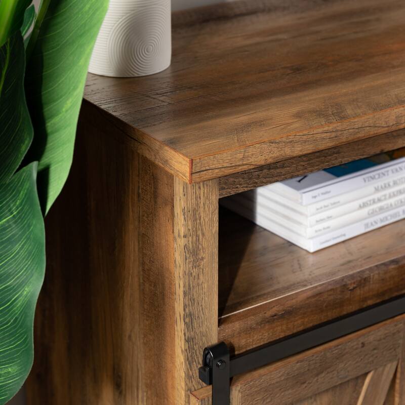 Middlebrook 52-inch Highboy Sliding Barn Door TV Stand