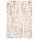 preview thumbnail 4 of 2, SAFAVIEH Handmade Mirage Gilette Modern Abstract Viscose Rug 6' x 9' - Ivory/Brown - Rectangle