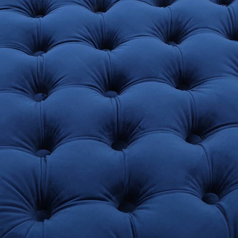 Elegant Design Ottoman with Velvet ,suit a variety of stylish home Settings