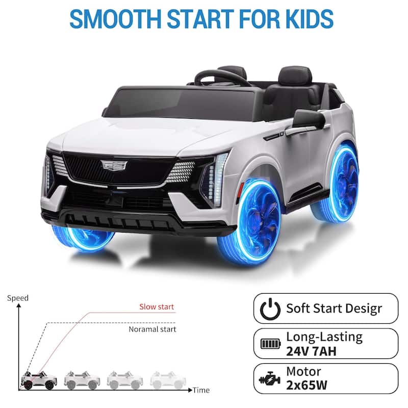 24V Ride on Car, Licensed Battery Powered Electric Vehicle