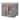 Whitmor Holiday Ornaments Storage Cube with 64 Individual Compartments - Transparent Cover for Easy Viewing (Grey)