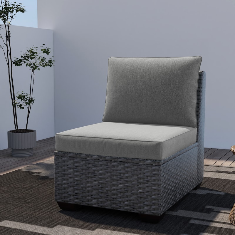Sunbrella Fabric Outdoor Chair Seat Cushion Set