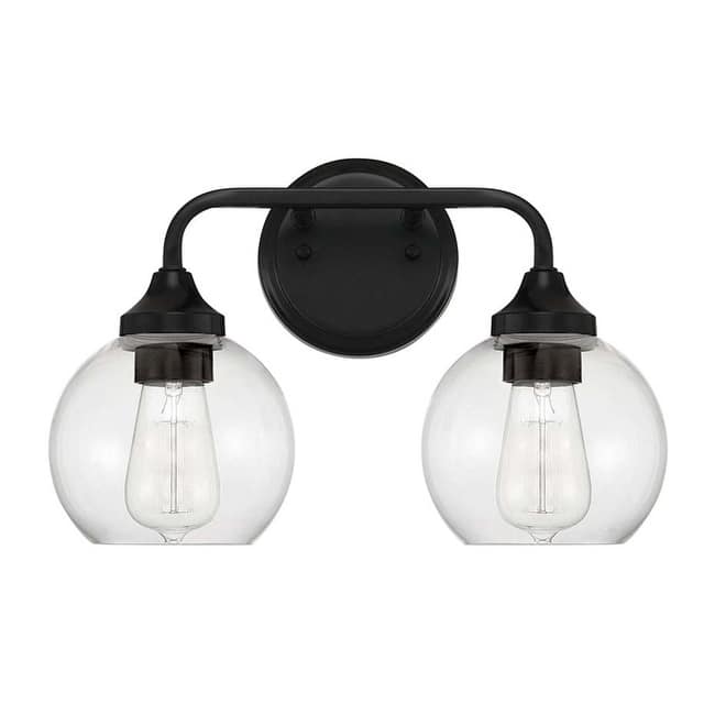 Craftmade 56202 Glenda 2 Light 15" Wide Vanity Light with Clear Glass