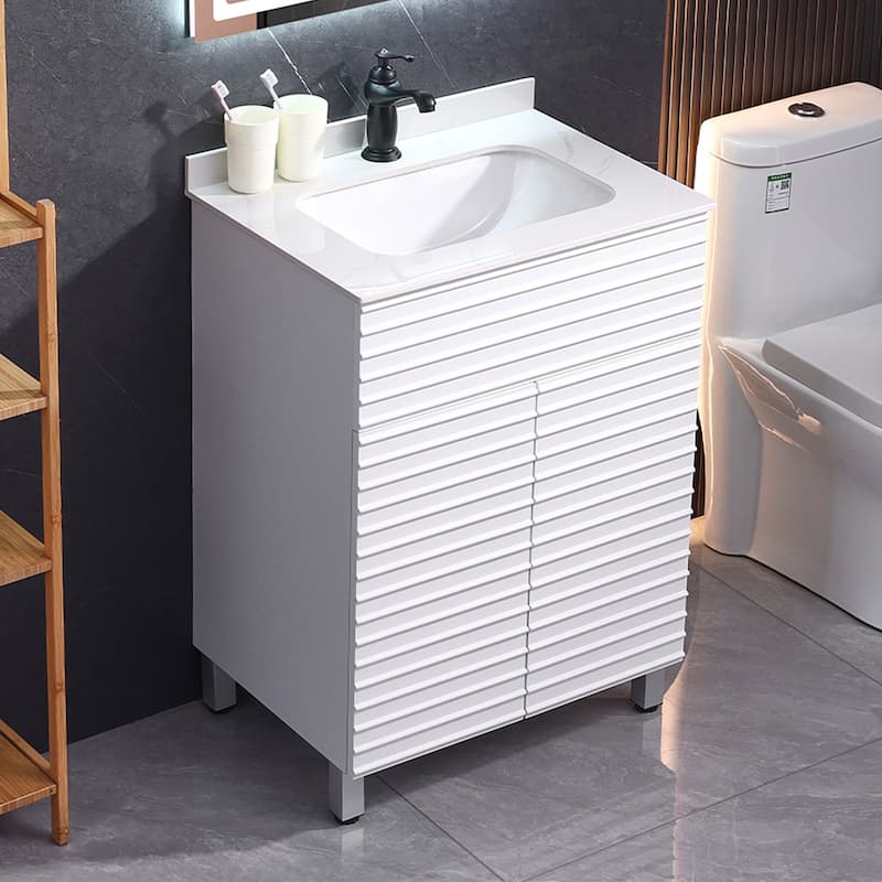 24 Inch Bathroom Vanity with Sink Stylish and Modern Affordable Bathroom Furniture