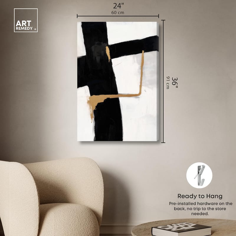 Dichotomy IV Canvas by Art Remedy, Gallery Wrapped