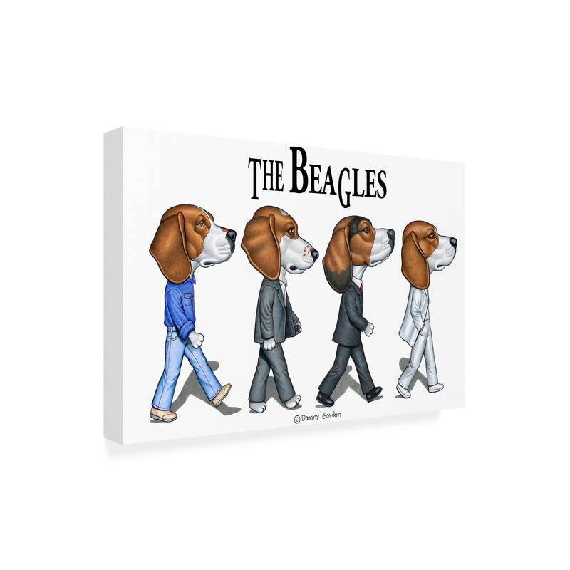 Danny Gordon Art 'The Beagles' Canvas Art