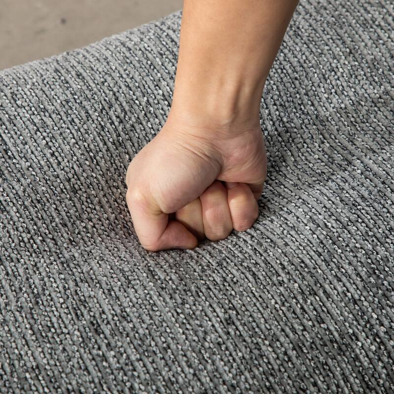 52.2''W Modern Chenille Upholstered Bench,Entry Shoe Bench Stool