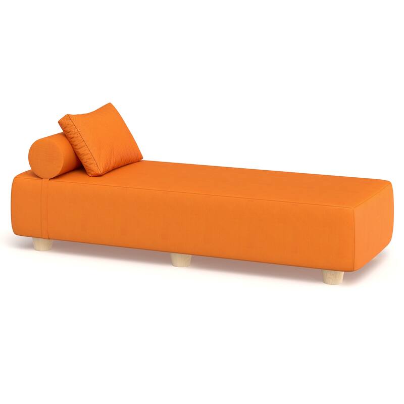 Jaxx Alvy Outdoor Sun Lounger - Luxurious Sunbed with Wood Feet Sunbrella