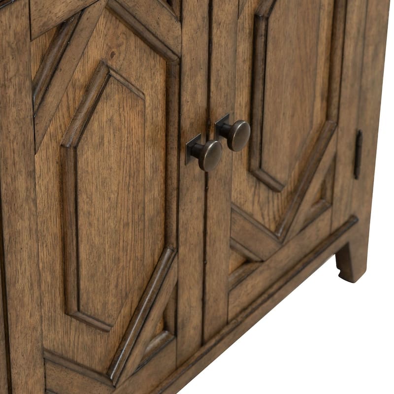 Liberty Furniture Carolina Park 2 Door Bedside Chest with Charging Station