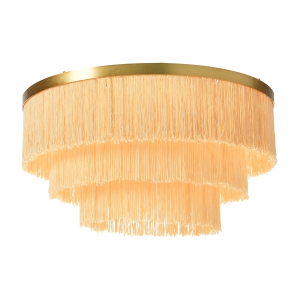 Flush Mount Fringe Light Fixture