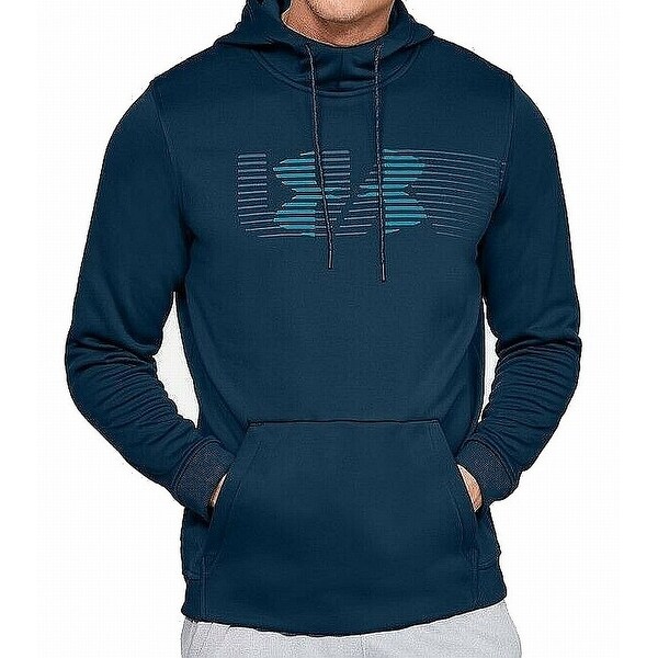 mens blue under armour hoodie