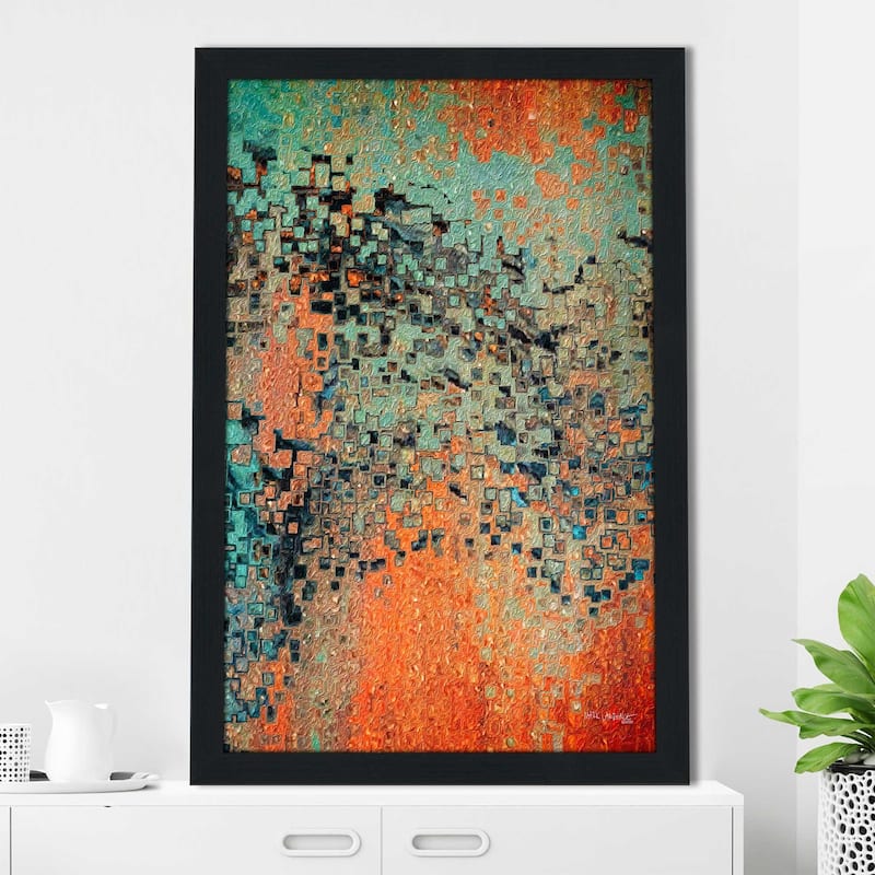 "Luke 11 9 Discover Jesus" by Mark Lawrence Print on Acrylic