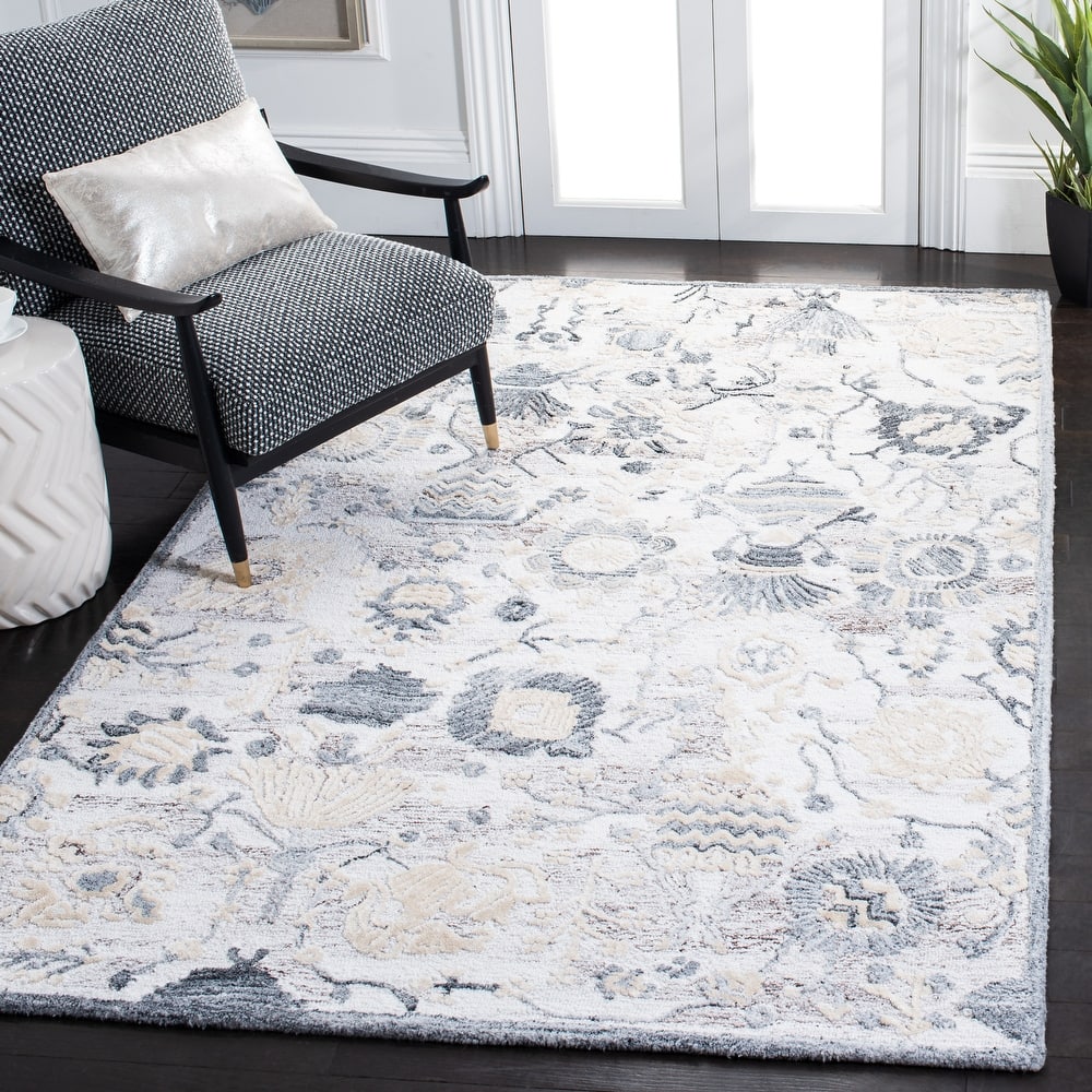 SAFAVIEH Handmade Glamour Adeliya Modern Viscose Rug