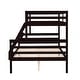 preview thumbnail 20 of 41, Twin Over Full Bunk Bed,Solid Wood Frame,High Guardrail,Safe for Kids