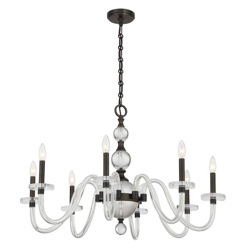Savoy House 1-4278-8 Aragon 8 Light 34" Wide Taper Candle Style