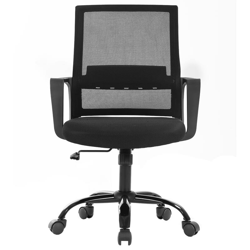 Addison Modern Adjustable Height Ergonomic Swivel Office Chair with Lumbar Support