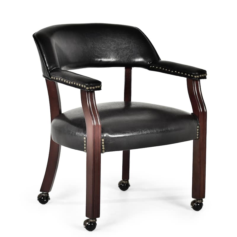 Steve Silver Djaout Broker Captains Chair - Black