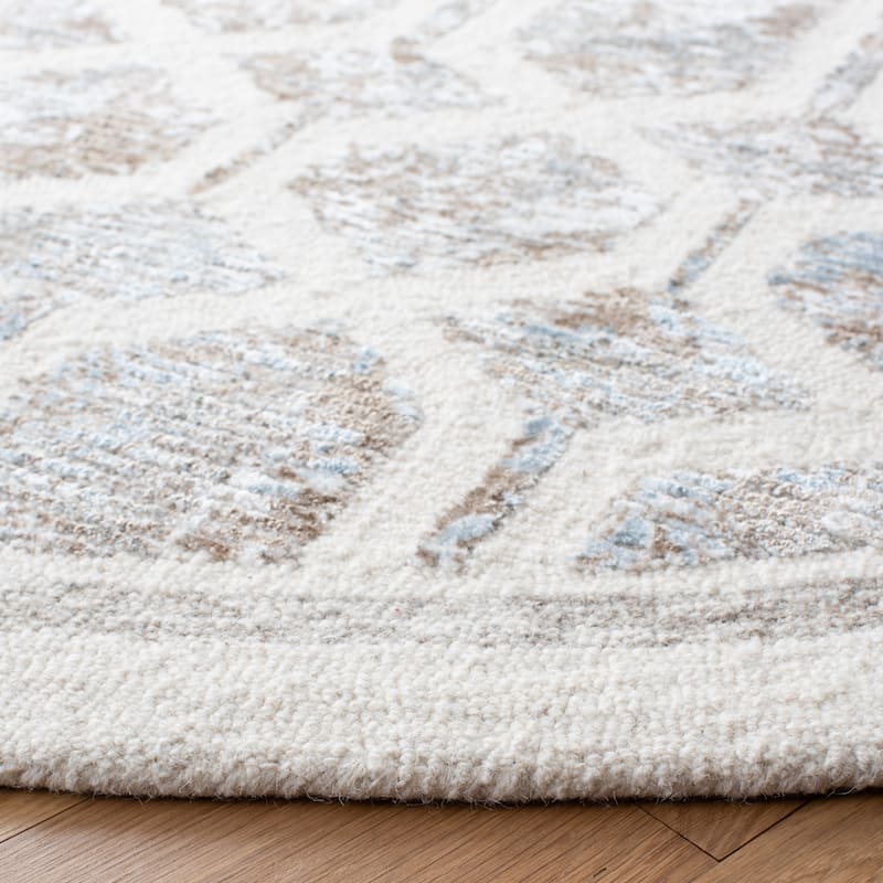SAFAVIEH, Handmade Artistry Poulia Geometric Wool Rug