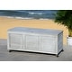 preview thumbnail 4 of 11, SAFAVIEH Outdoor Elina 47.2-Inch Grey Wash Cushion Storage Box - 47.2" x 17.7" x 18.9"