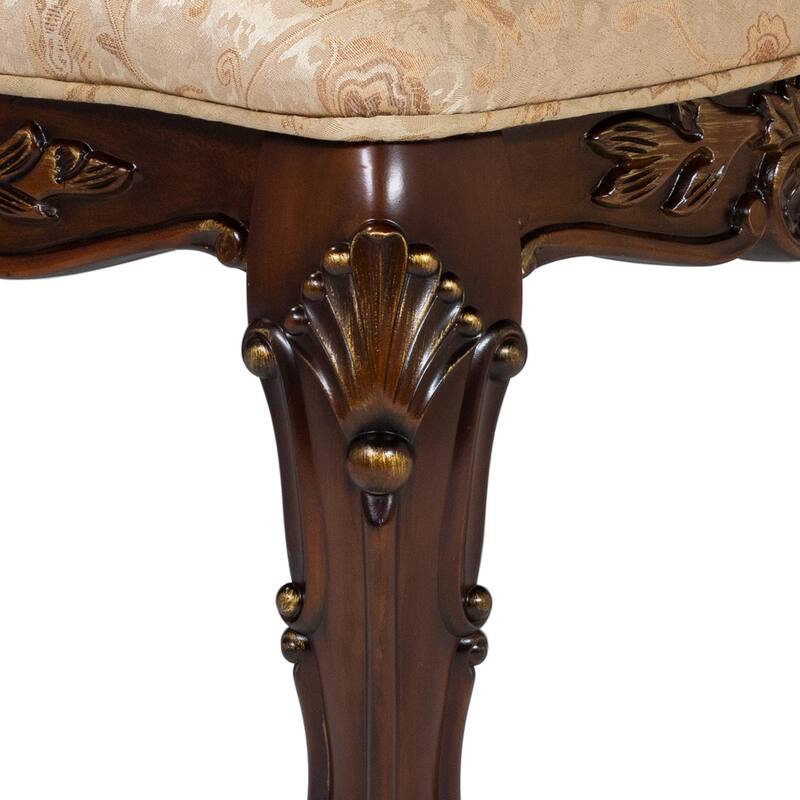 Abiba Traditional Brown Wood 7-Piece Dining Table Set by Furniture of America