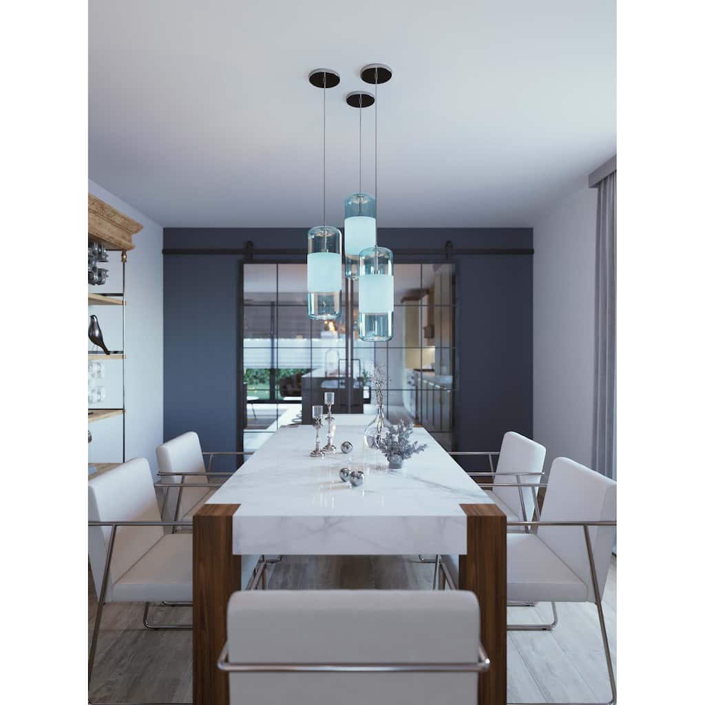 AFX Hermosa 1-light Satin Nickel 3000K LED Pendant
