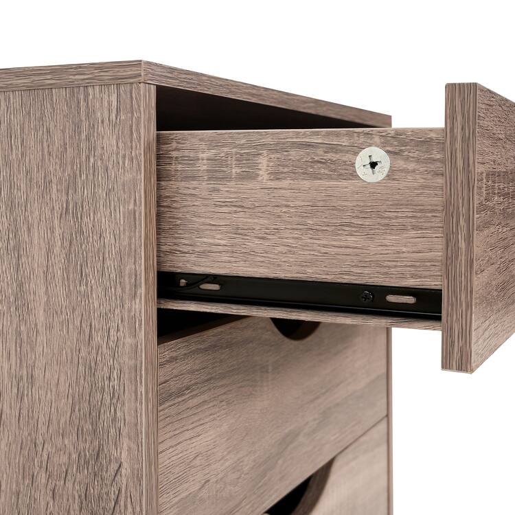 7-Drawer Office Storage Rolling File Cabinet , Mobile Desk Filing Drawer Unit with Swivel Casters, Craft Storage for Home,Office