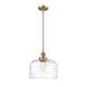 Option Brushed Brass / Clear Deco Swirl
