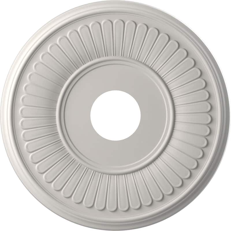 3 1/2" Inside Diameter - Berkshire Thermoformed PVC Ceiling Medallion