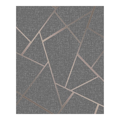 Quartz Copper Fractal Wallpaper - 20.5 x 396 x 0.025