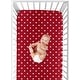 preview thumbnail 4 of 4, Sweet JoJo Designs Polka Dot Ladybug Fitted Crib Sheet