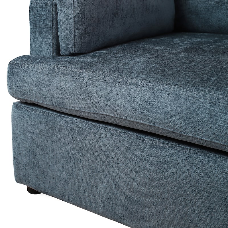 Upholstered Velvet Accent Chair with Pillow, Modern Single Sofa Chair for Living Room, Bedroom, Lounge, Reading Nook