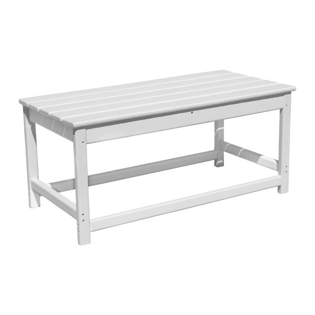 Laguna 36-inch Weather Resistant Coffee Table - White