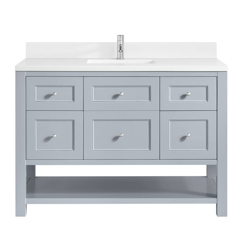 Breckenridge 48" Single Vanity, Serenity Blue - 48