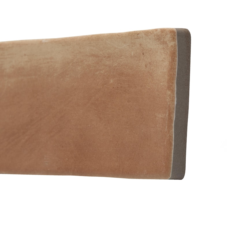 Merola Tile Sentier Brique des Ocres 2-3/8" x 14-1/2" Porcelain Floor and Wall Tile