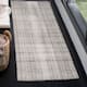 SAFAVIEH Handmade Abstract Nettie Modern Viscose Rug - 2'3" x 20' - Camel/Black