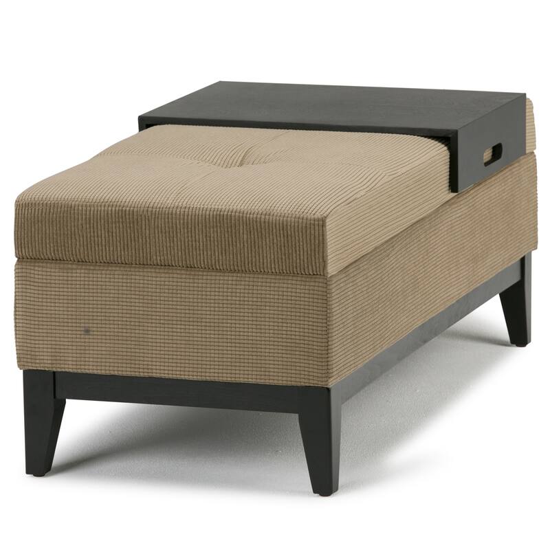 WYNDENHALL Jackson 42 inch Wide Rectangle Storage Ottoman