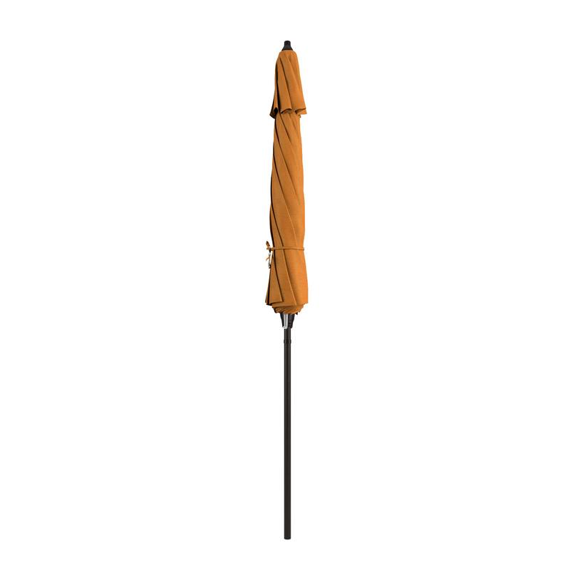 North Bend 9-foot Round Auto-tilt, Bronze Finish, Sunbrella Patio Umbrella by Havenside Home