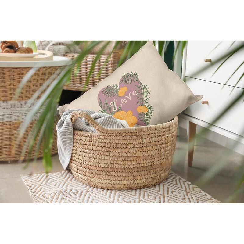 Valentines Day Love And Roses Decorative Throw Pillow