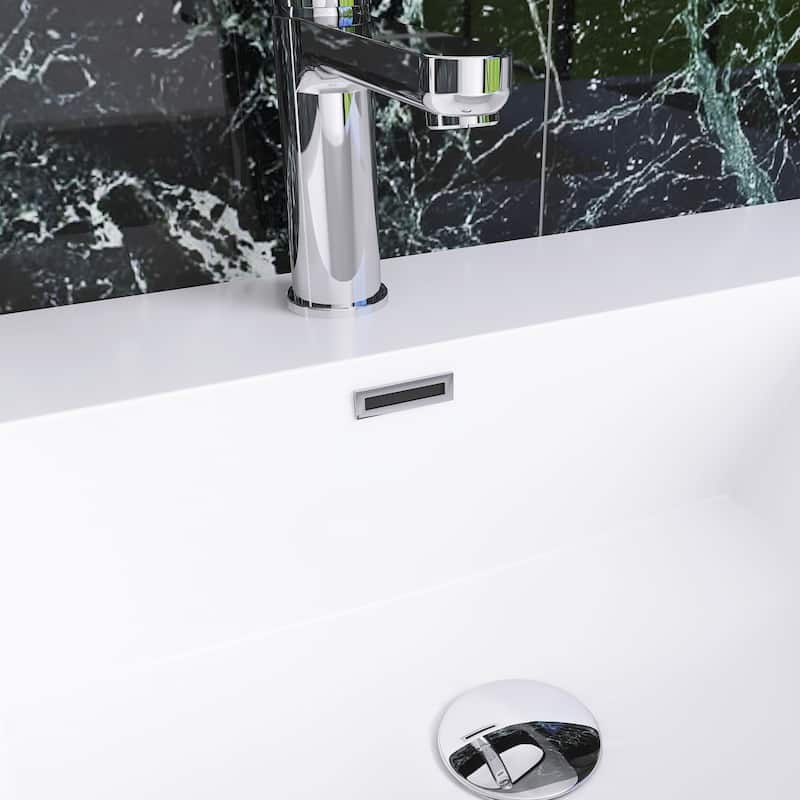 Freestanding Bathroom Vanity with Integrated Resin Top