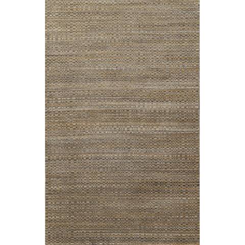 Contemporary Oriental Area Rug Wool Hand-knotted Foyer Size Carpet - 5'1" x 8'1"