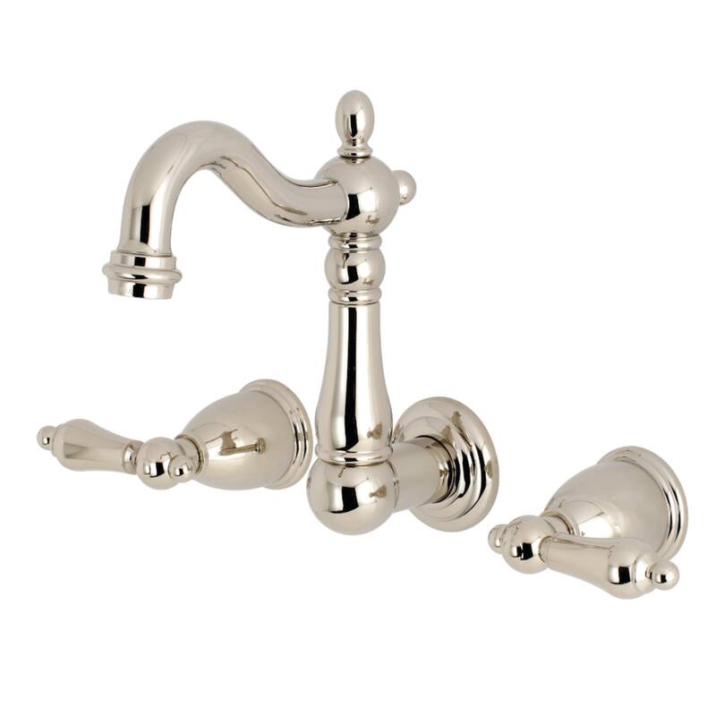 Kingston Brass Heritage 1.2 GPM Wall Mounted Bathroom Faucet with