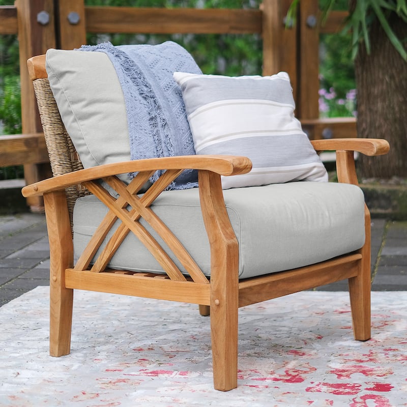 Cambridge Casual Carmel 5-Piece Teak Patio Conversation Set