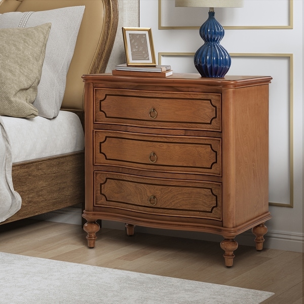 Spindle leg nightstand sale