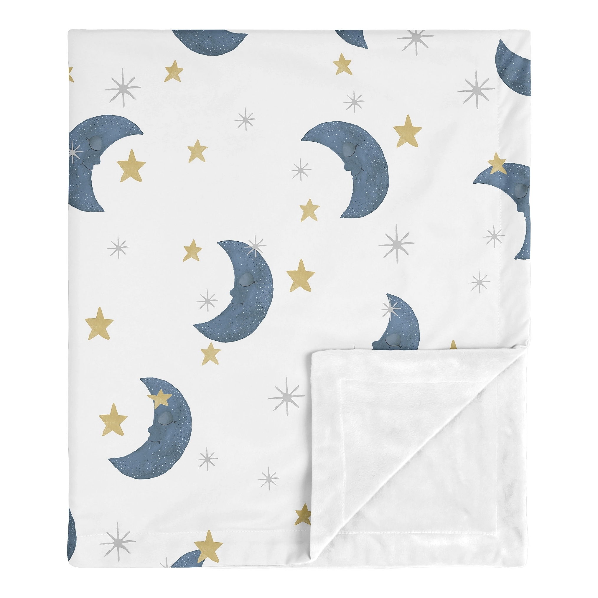moon and stars swaddle
