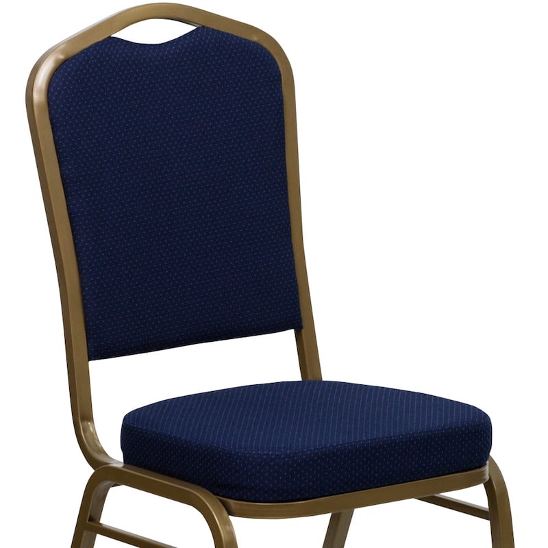 4 Pack Crown Back Stacking Banquet Chair - 20.25"D x 17.25"W x 38"H