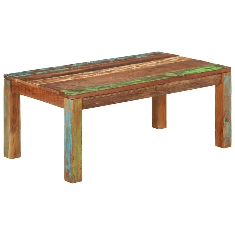 vidaXL Coffee Table Side End Table Living Room Accent Sofa Table Solid Wood