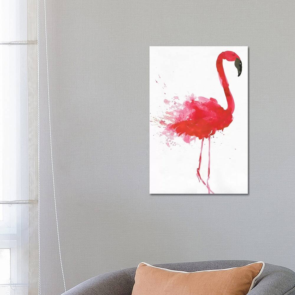 iCanvas "Flamingo Portrait II" by Aimee Wilson Canvas Print