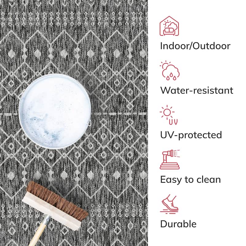 Well Woven Medusa Nord Indoor Outdoor Area Rug