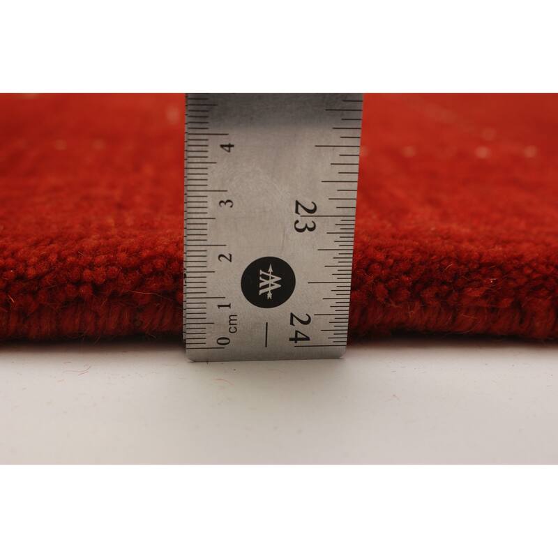 Kashkuli Gabbeh Red Rug 4'8" x 6'4" - 4'8 x 6'4